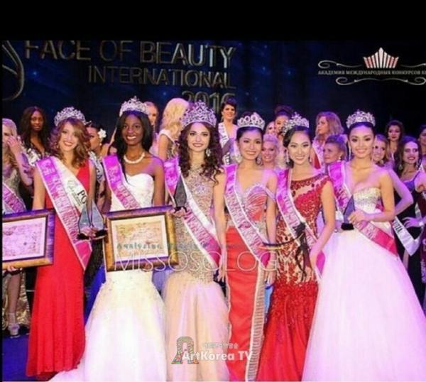 ‘Miss Face of beauty international’ 세계미인대회 미스코리아 장신애 10위 입상