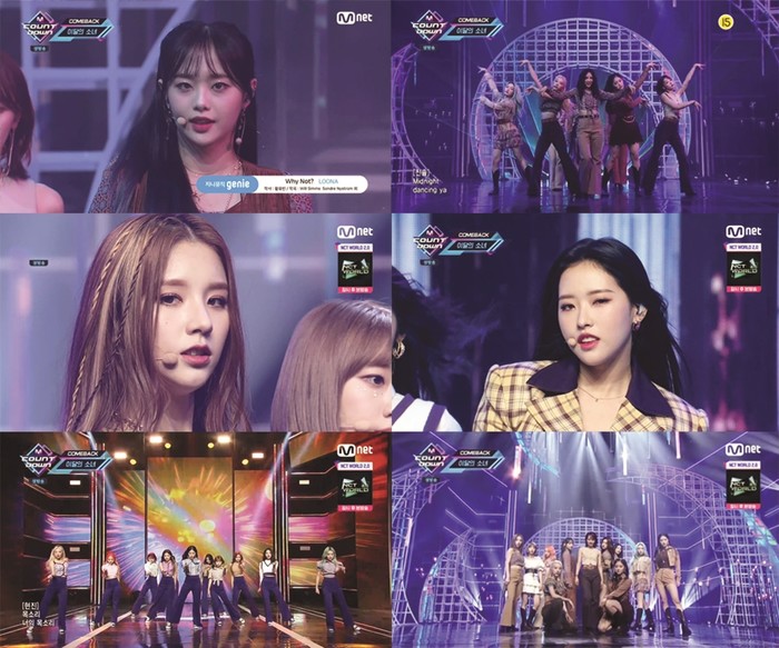 이달의 소녀_ Mnet ‘엠카운트다운’ 방송화면 캡처