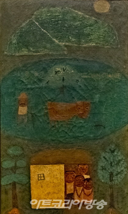 마을 1957 캔버스에 유채 41×28cm