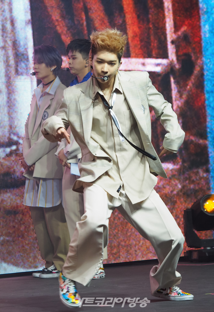 T1419 싱글 2집 'BEFORE SUNRISE Part. 2' 쇼케이스(시안, 레오, 케빈) 2021.03.31 ⓒ아트코리아방송 이용선 기자​