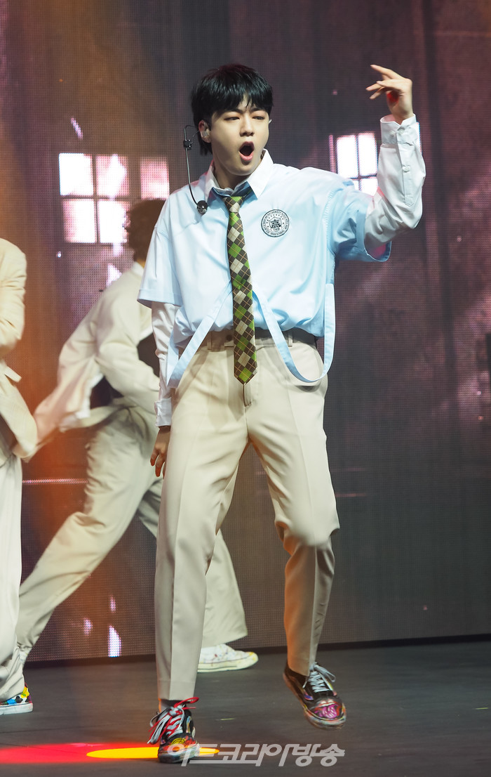 T1419 싱글 2집 'BEFORE SUNRISE Part. 2' 쇼케이스(건우) 2021.03.31 ⓒ아트코리아방송 이용선 기자​