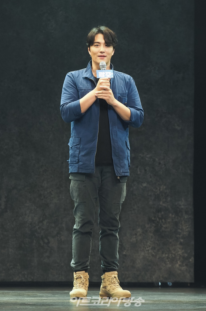 ​뮤지컬 '광주' 프레스콜(박한수 역 민우혁). 2021.04.15 ⓒ아트코리아방송 이용선 기자