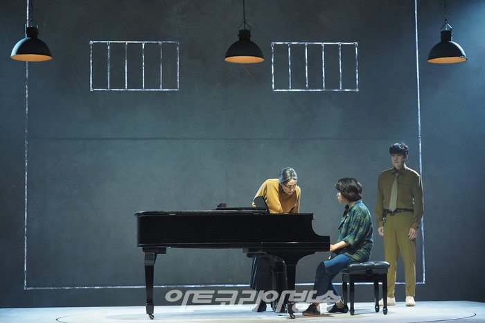 뮤지컬 '포미니츠' 프레스콜(크뤼거 역 김선경, 제니 역 김환희). 2021.04.13 ⓒ아트코리아방송 이용선 기자