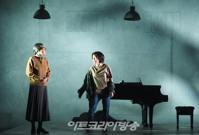 뮤지컬 '포미니츠' 프레스콜(크뤼거 역 김선경, 제니 역 김환희). 2021.04.13 ⓒ아트코리아방송 이용선 기자