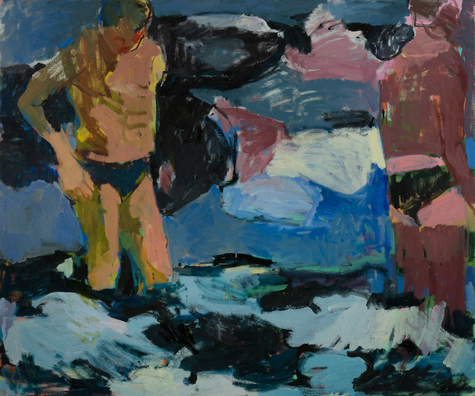 Jennifer Pochinski. Sandbar — 2020  Oil on canvas  60 x 72 inches