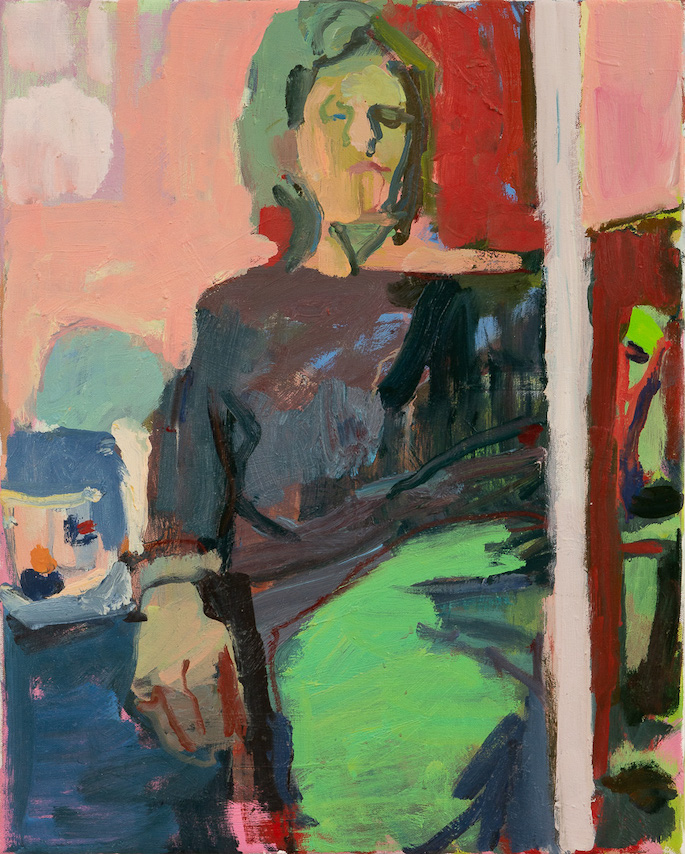 Quarantine, 2020  Oil on canvas  25 x 20 inches