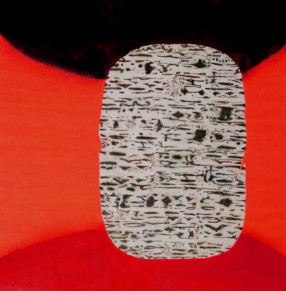 Hannu Väisänen Tuohikuu,2021 Oil on canvas 100 x 100 cm 39 x 39in HVAI_176