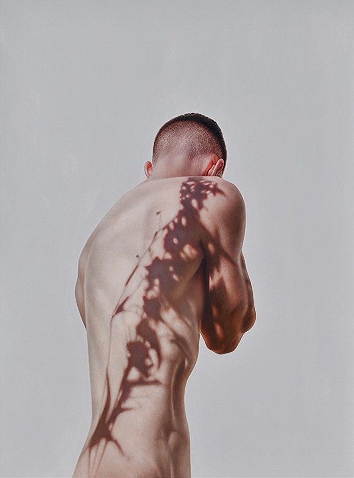 Bronwyn Hill 'Delphinium'202 oil on canvas.120cm x 90cm