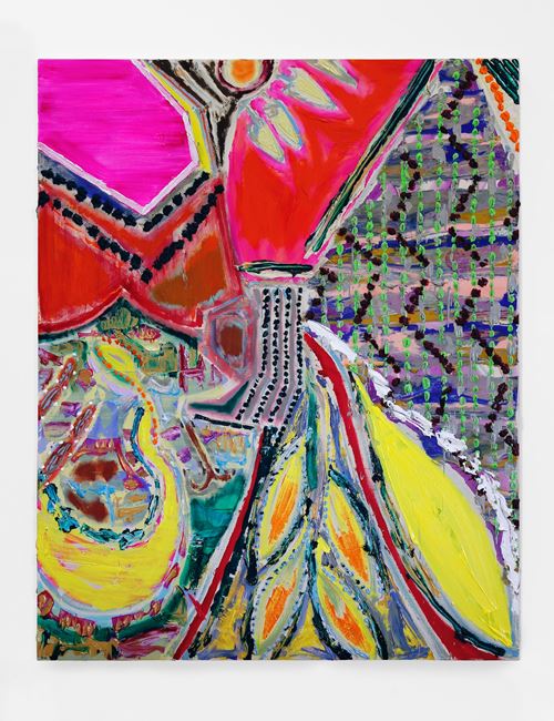 Kazumi Nakamura A Bird in its Existence 334 (Plectrophenax Nivalis), 2017 Acrylic on cotton canvas 227.3 x 182 cm 89 12x71 58 inches