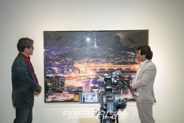 김중식 화백과 이승근 관장