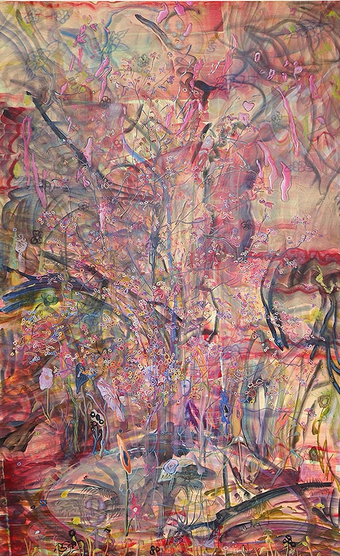Matthias Garcia Floralia, 2021 Oil on canvas 265 x160 cm