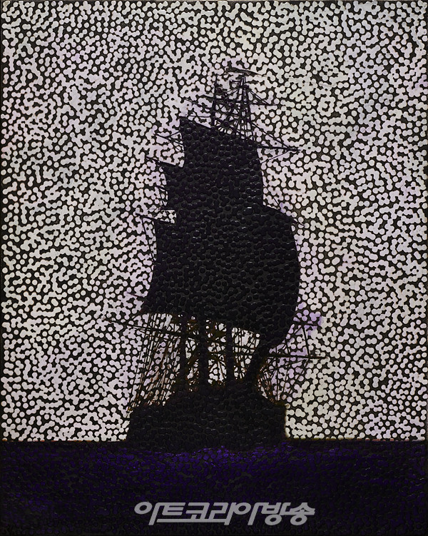 다니엘 보이드(b. 1982)2021Oil, acrylic and archival glue on canvas76 x 61 cmCourtesy of the artist and Kukje Gallery이미지 제공: 국제갤러리