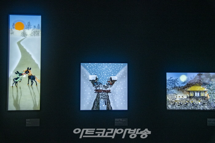 후지시로세이지 '빛과 그림자의 환타지'전 오프닝 행사