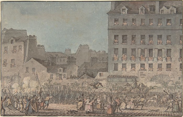 Louis XVI Entering Paris, October 6,1789 Jacques François Joseph Swebach French루이16세 파리 입국, 1789년 10월6일1789 년
