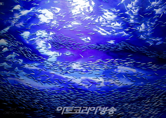 11월 개인전을 준비하는 “멸치화가” 채수평 작가