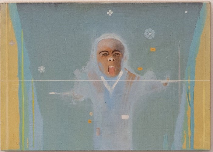 Yee Jan Bao Cry. 2005 Oil on panel. 17h x 24w in