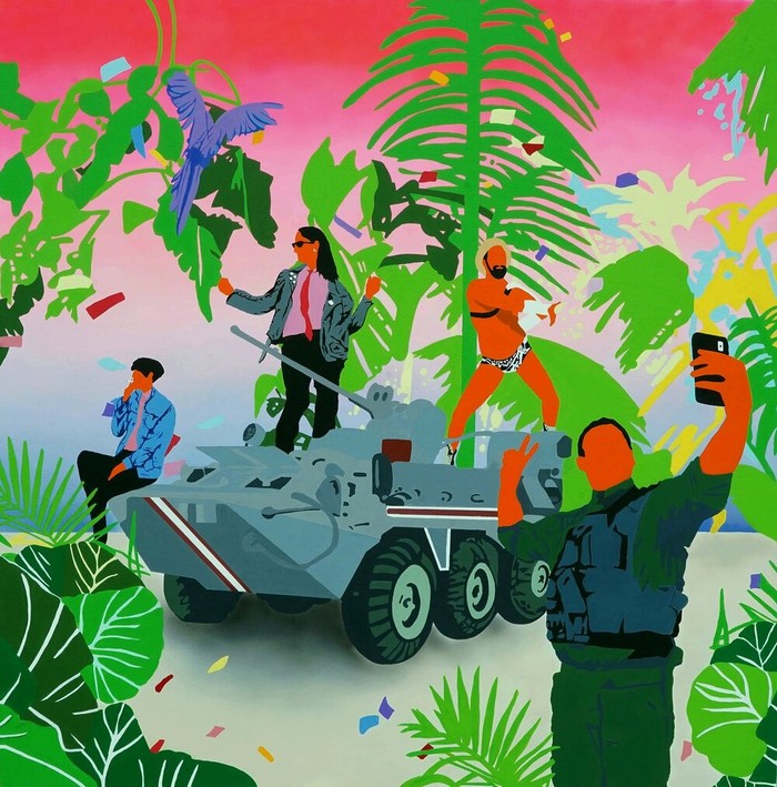 Priscila De Carvalho. Pride 2020, 캔버스에 아크릴, 52 x 52