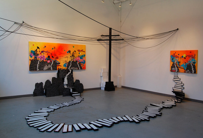 Priscila De Carvalho. “Slick” 2010, Solo Exhibition, Russel Projects, Richmond, VA