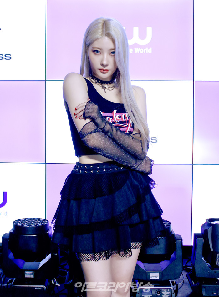 퍼플키스 'HIDE & SEEK' 쇼케이스(채인). 제공 RBW