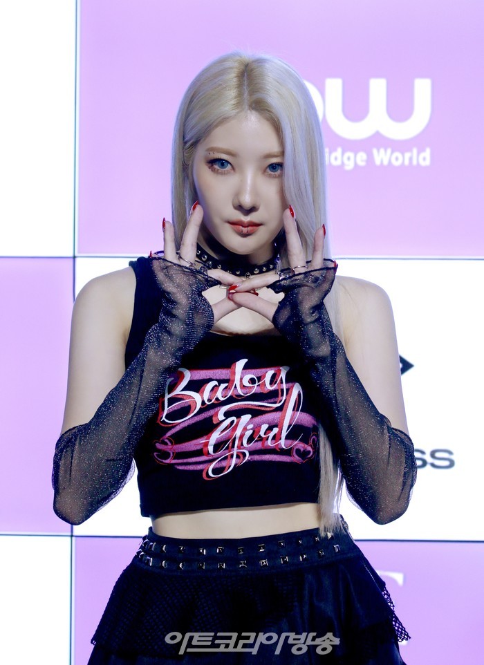 퍼플키스 'HIDE & SEEK' 쇼케이스(채인). 제공 RBW