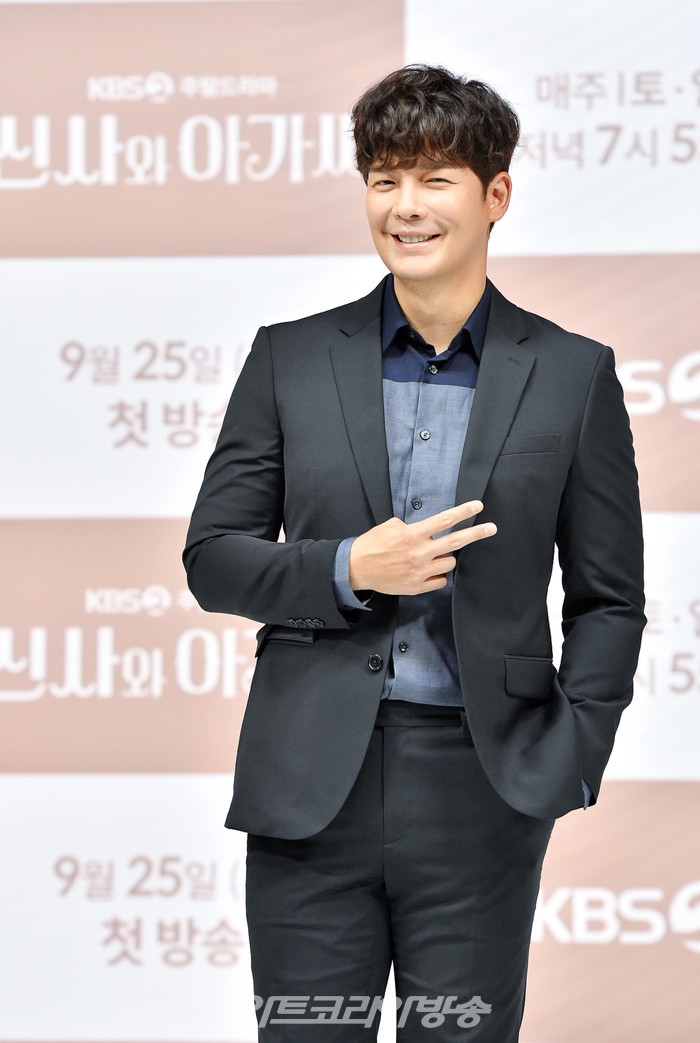 KBS 2TV 새 주말드라마 '신사와 아가씨' 제작발표회(강은탁). 제공 KBS