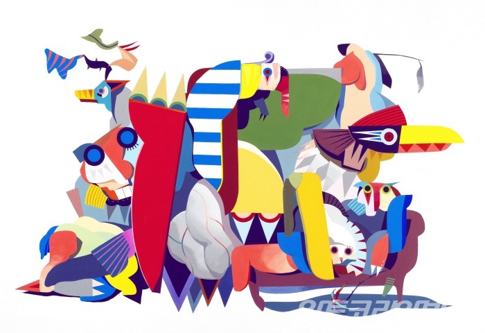 이철규, Identity, 116.7x80.3cm(50p), acrylic on canvas, 2020