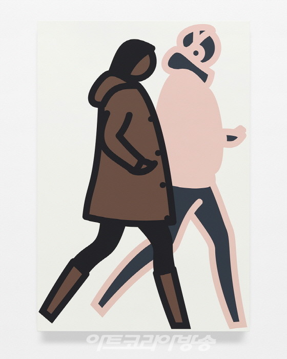 줄리안 오피(b.1958)2020Silkscreen on painted wooden board112.1 x 76.8 x 3 cmCourtesy of the artist and Kukje Gallery이미지 제공: 국제갤러리