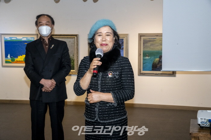 제11회 한국녹색미술회전--장정숙 운영이사 한국녹색미술대전 대상 수상소감