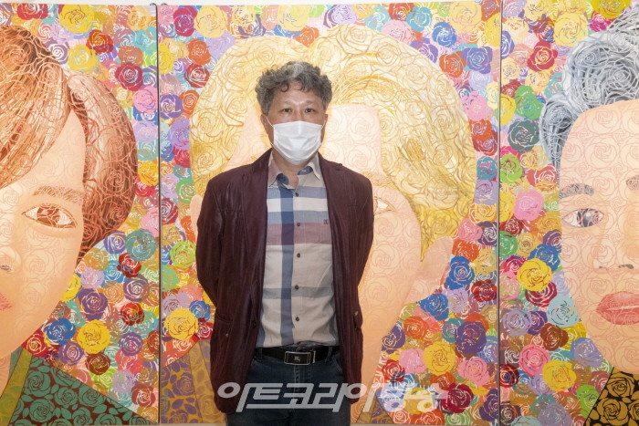 CHAE SO BAT 'What's Your SHAPE?' 꽃과 별, 글자로 사람을 그리는 채소밭 작가 개인전