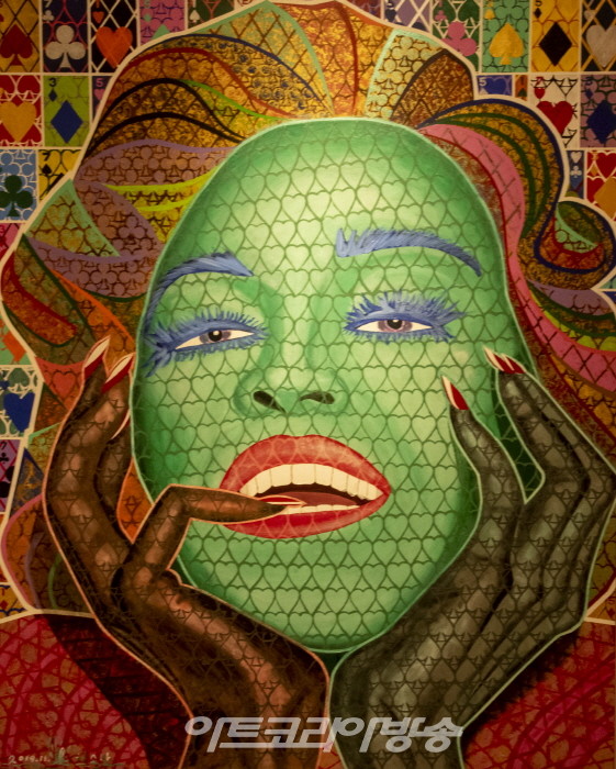 CHAE SO BAT 'What's Your SHAPE?' 꽃과 별, 글자로 사람을 그리는 채소밭 작가 개인전