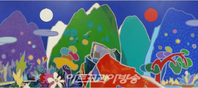 Happy Love330×150cm, Acrylic on Canvas