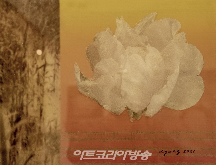 김경자의  신작 '매혹적인 이미지-자연의 리듬'