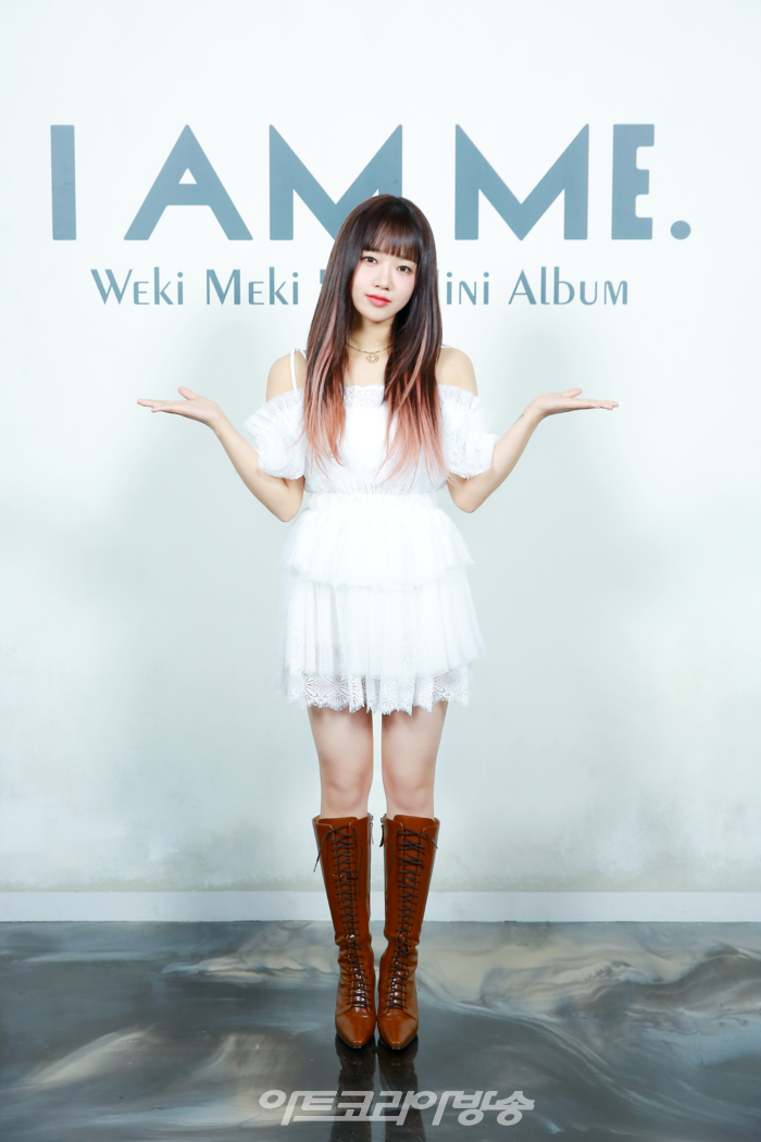 위키미키 '아이 엠 미(I AM ME.)' 발매 기념 쇼케이스(최유정) 2021.11.18 제공 판타지오뮤직