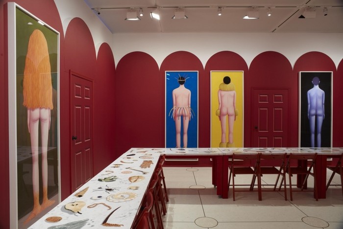 24 양을 위한 만찬 , 2017, 메트로폴리탄 오페라, 뉴욕, 설치전경