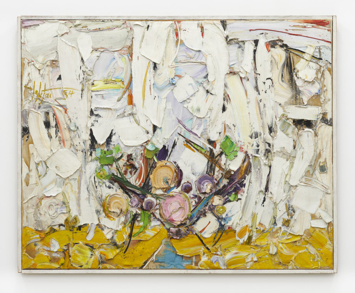 무제 , 1954, 린넨에 유채, 53 × 66½인치; 134.6 × 168.9cm