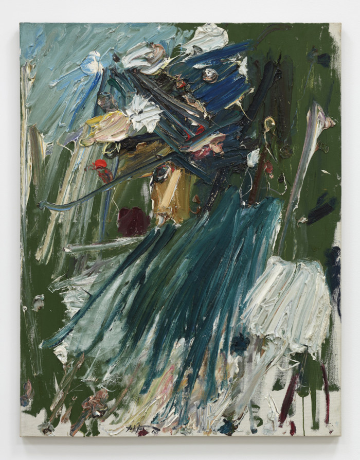 무제 , 1960, 린넨에 유채, 45 ½ × 35인치; 115.6 × 88.9cm