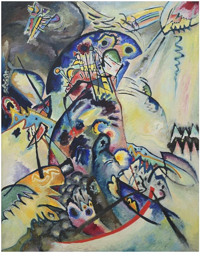 바실리 스쿨 삐삐. 1917. 유지에 유채. 생각하다