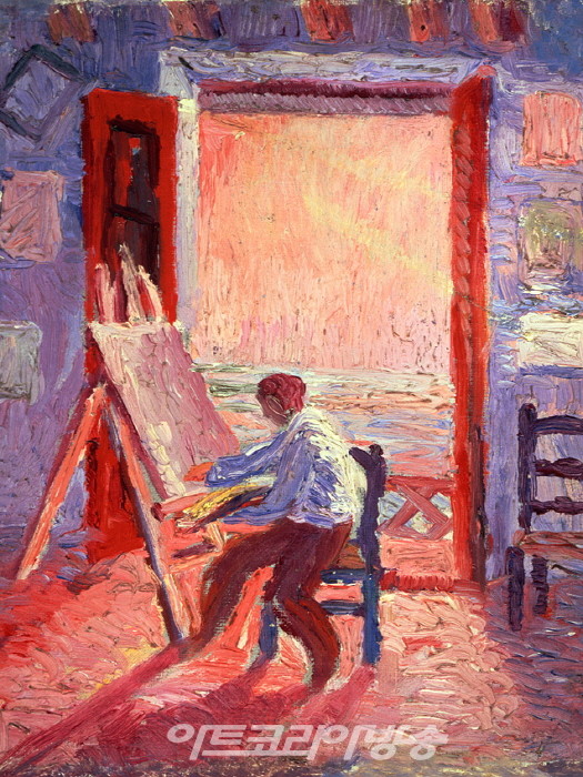 스튜디오에서 그린 자화상