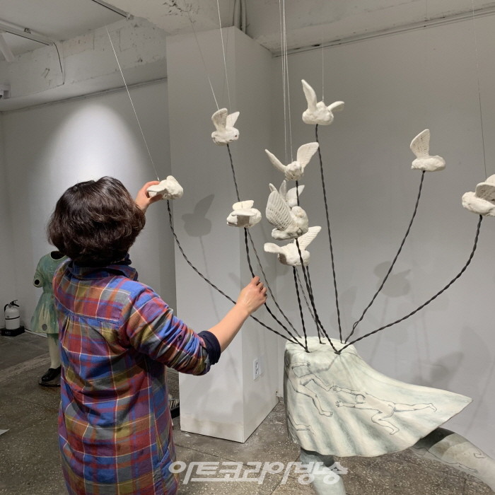 송지인 개인전 '푸른 소요'