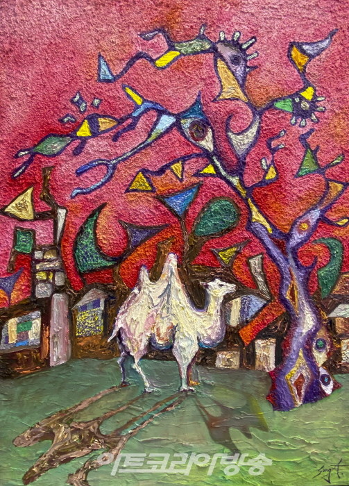 서울아트쇼 윤송아의 '꿈꾸는 낙타'전