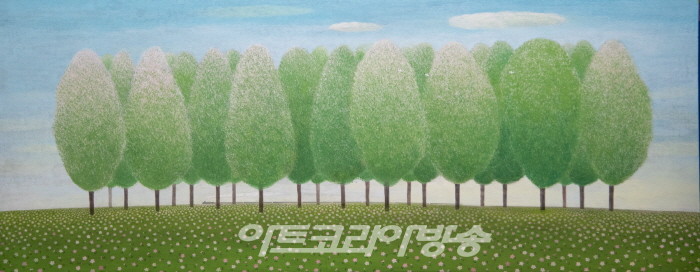 김인옥 작가의 '현실을 초월한 이상향의 세계'