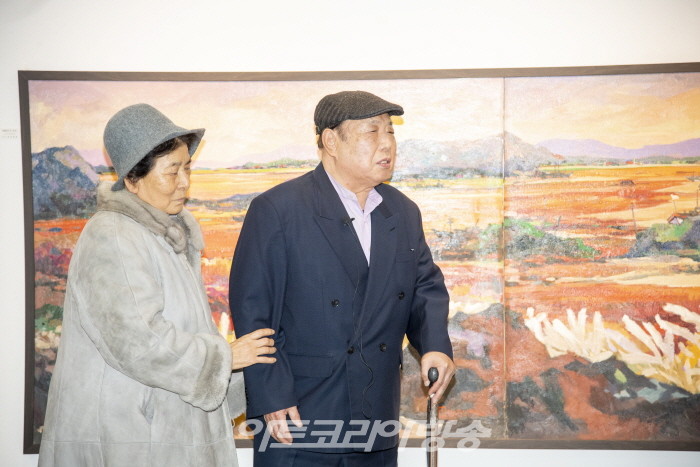 안호범 화백 부부