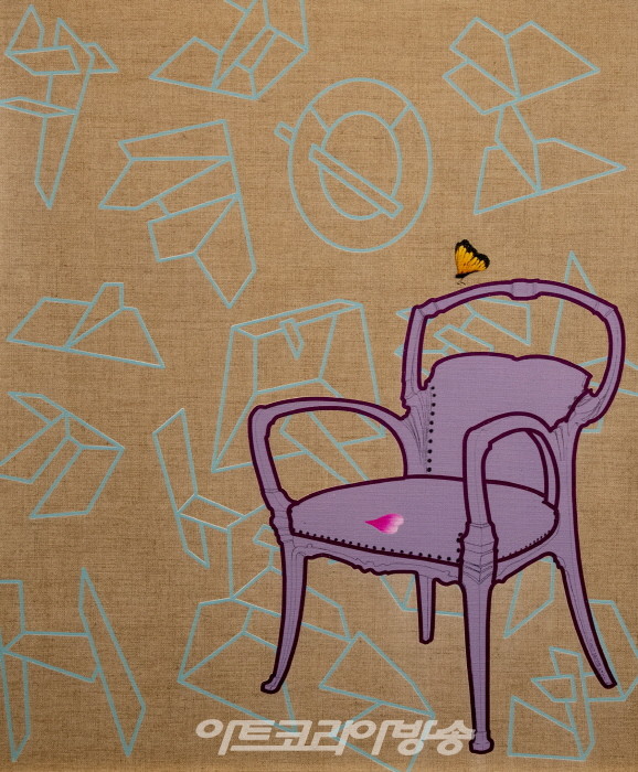 제70회 금보성 개인전 '한글민화 倚子' 작품