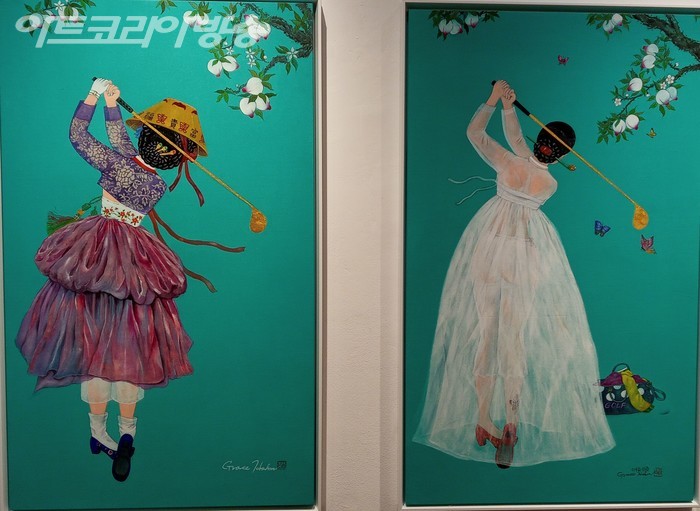 함미자 작품 - 꿈의 대화 이야기