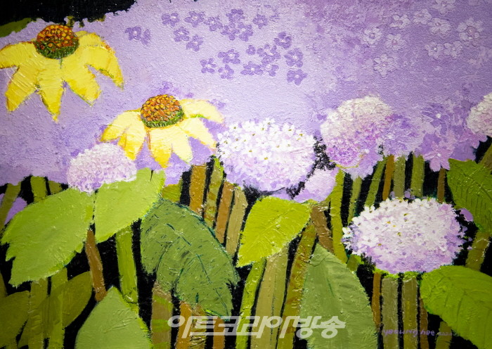 해바라기가 있는 정원