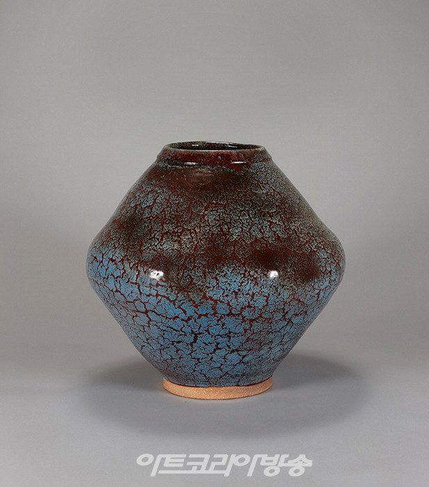 박부원, 청동채 달항아리, 48x48x48cm, 2015