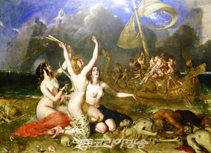 The Sirens and Ulysses William Etty (1787~1849, British)