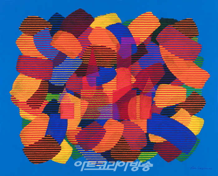 Formation_brushwork_Castle  100 x 80cm acrylic on canvas 2021