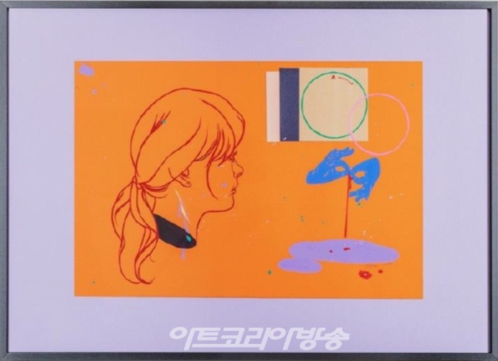 지희킴2020gouache on coloured paper32x45cm