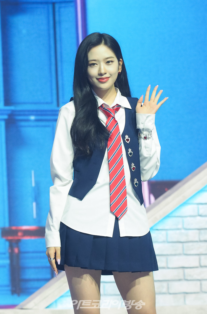 아이브(IVE) 'LOVE DIVE(러브 다이브)' 발매 기념 미디어 쇼케이스(안유진) 2022.04.05 사진 ⓒ아트코리아방송 이용선 기자